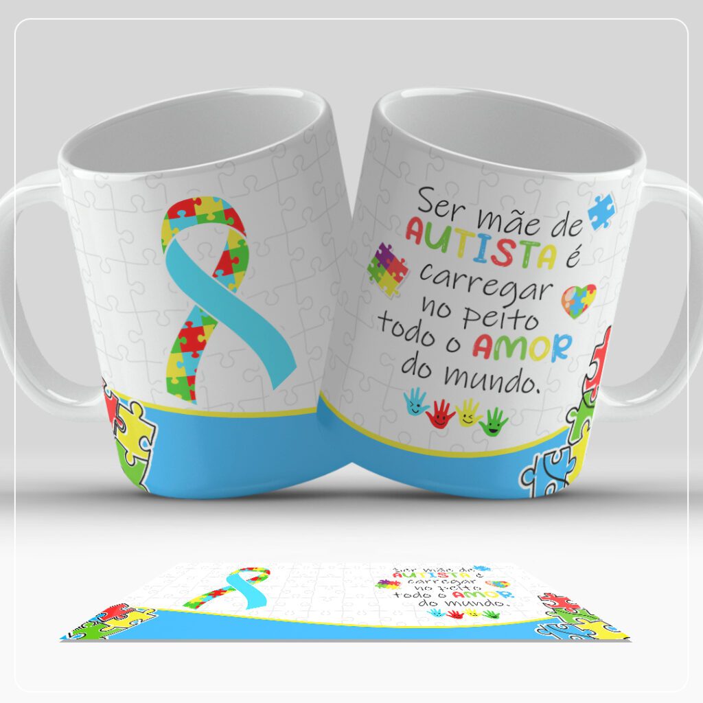 COMBO Autismo – COM/SEM Foto (Familia Sublimatica) - Imagem 11