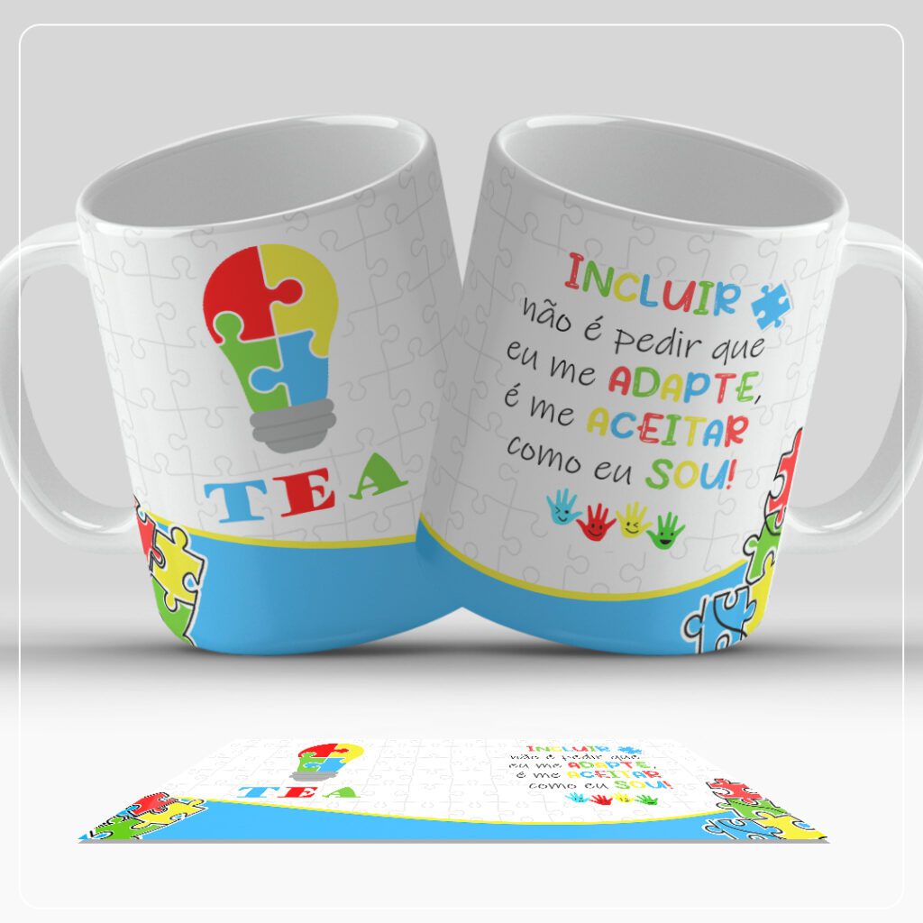 COMBO Autismo – COM/SEM Foto (Familia Sublimatica) - Imagem 9