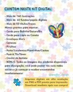 Abril Azul Dia do Austismo - Mimos | Kit Digital (Ana Flor) - Imagem 2