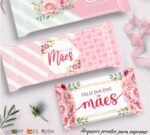 Kit Printables - Embalagem Chocolate Dia das Mães (Balloon)