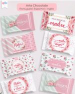 Kit Printables - Embalagem Chocolate Dia das Mães (Balloon) - Imagem 3