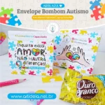 Envelope Bombom Autismo (Art Ideia)
