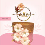 Arco Mãe e Mainha - 2 Topos de Bolo