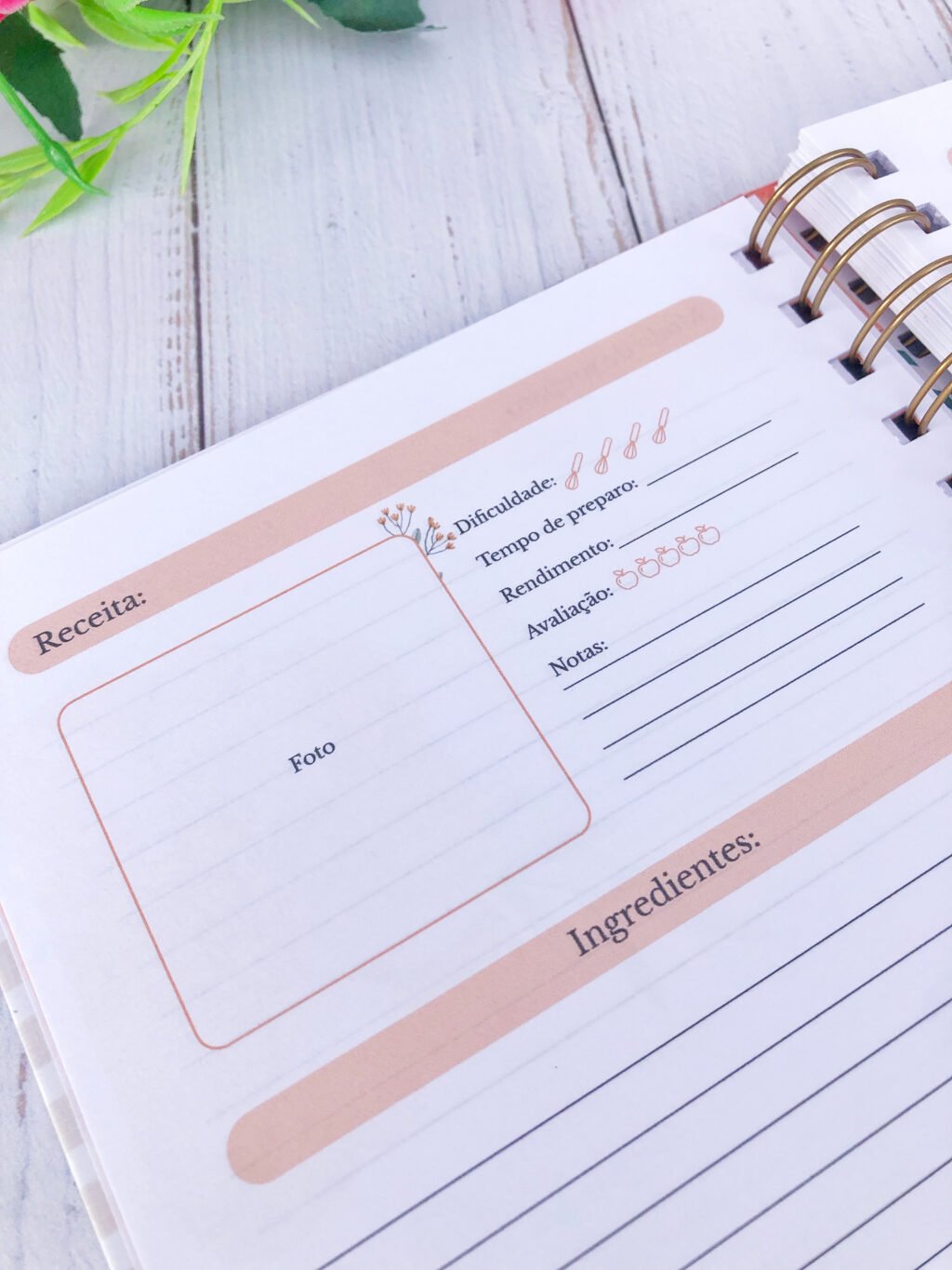 Kit Cozinhando com Amor - Blocos | Caderno Receita | Listinhas - Imagem 5