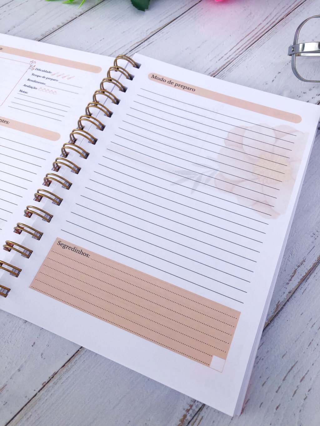 Kit Cozinhando com Amor - Blocos | Caderno Receita | Listinhas - Imagem 7