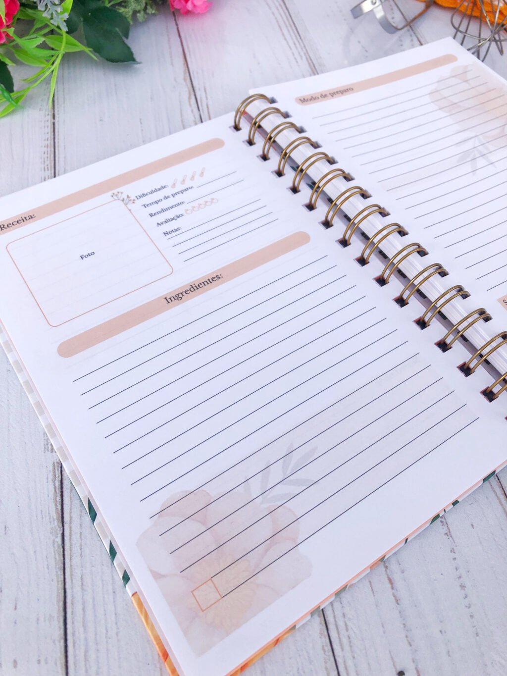 Kit Cozinhando com Amor - Blocos | Caderno Receita | Listinhas - Imagem 8