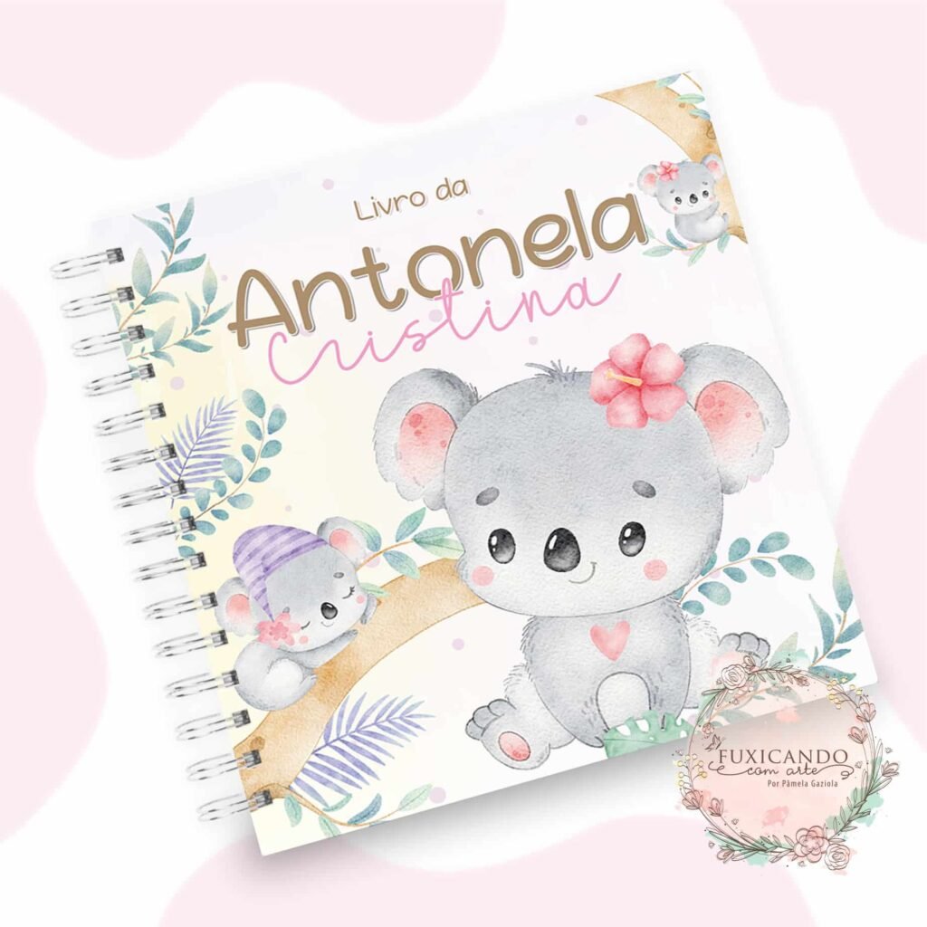 Kit Coala Baby Aquarela – Menino e Menina (Fuxicando Arte) - Imagem 26