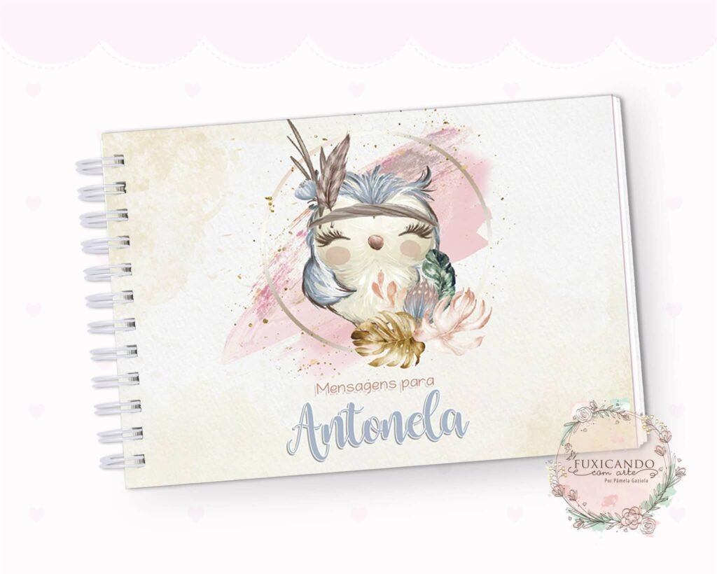 Kit Coruja Boho (Fuxicando Arte) - Imagem 14