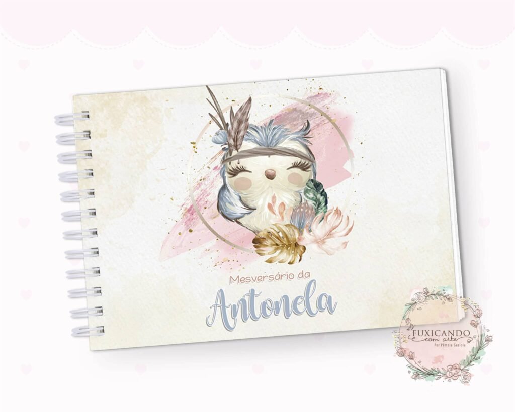 Kit Coruja Boho (Fuxicando Arte) - Imagem 13