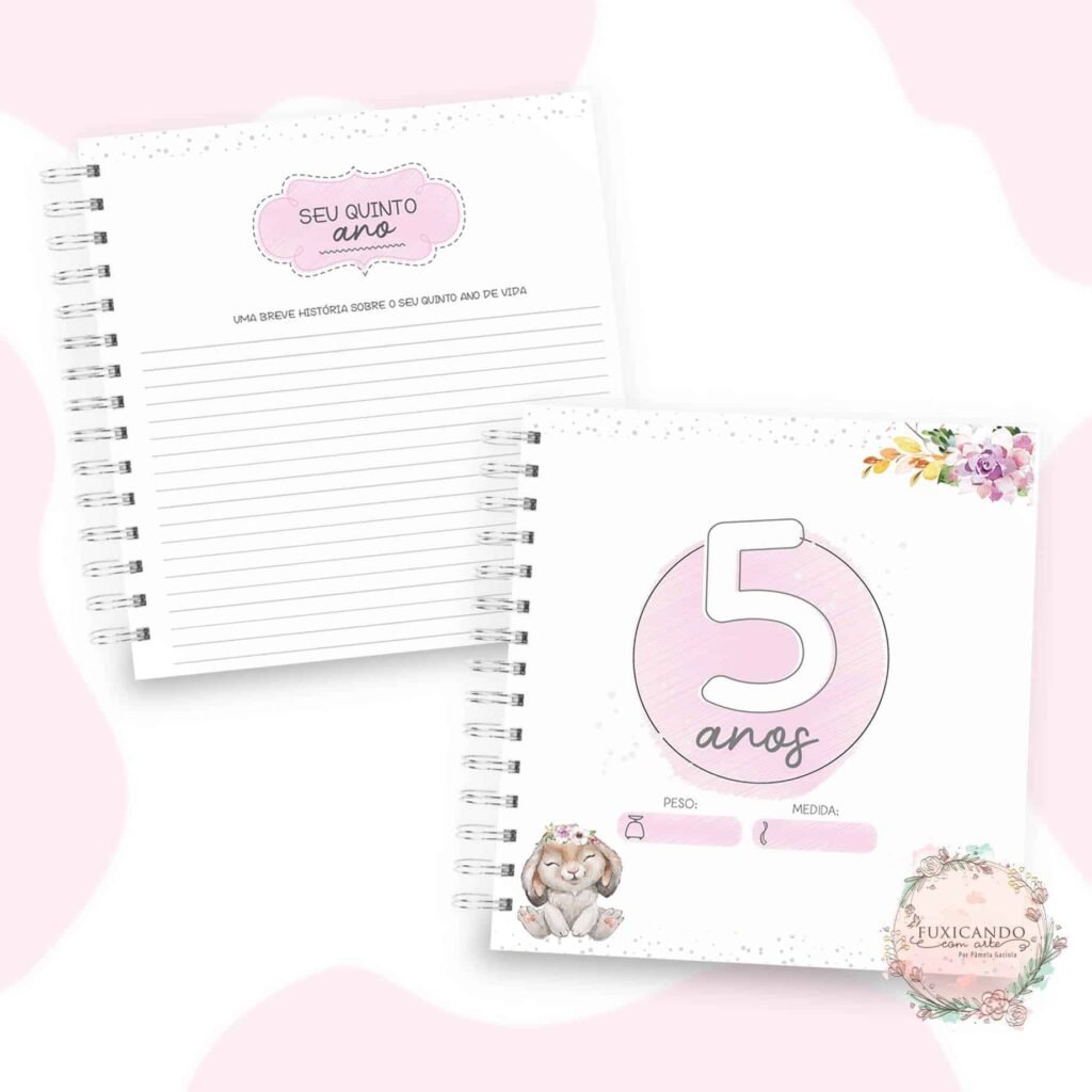 Kit Coelho Cute – Menino e Menina (Fuxicando Arte) - Imagem 11