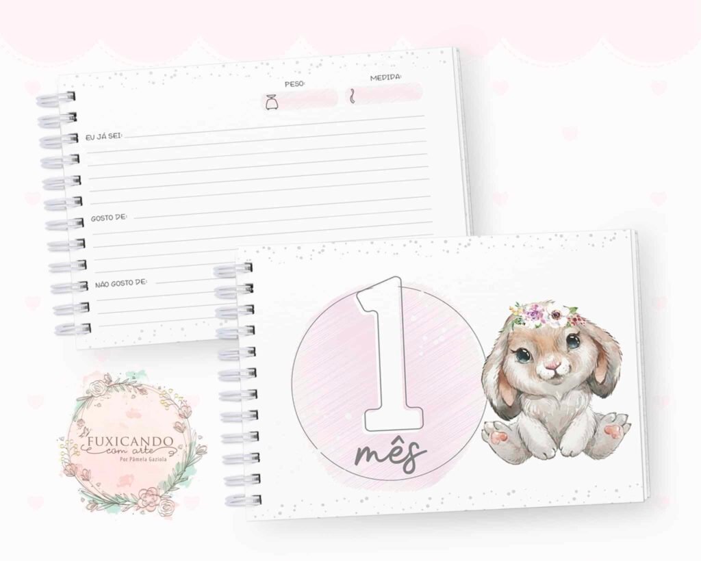 Kit Coelho Cute – Menino e Menina (Fuxicando Arte) - Imagem 4