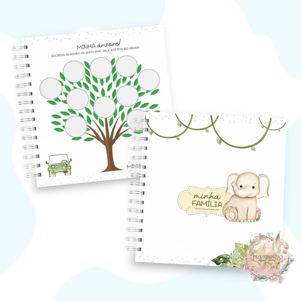 Kit Safari Baby – Menino e Menina (Fuxicando Arte) - Imagem 15