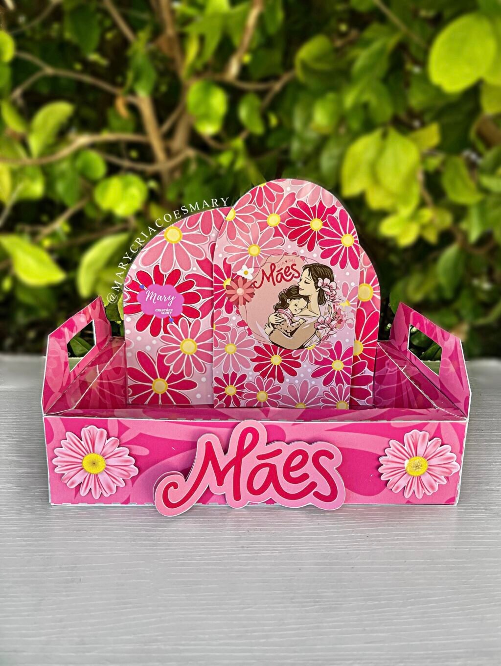 Margaridas Mães - Caixa Cenário (Mary Criações) - Imagem 1