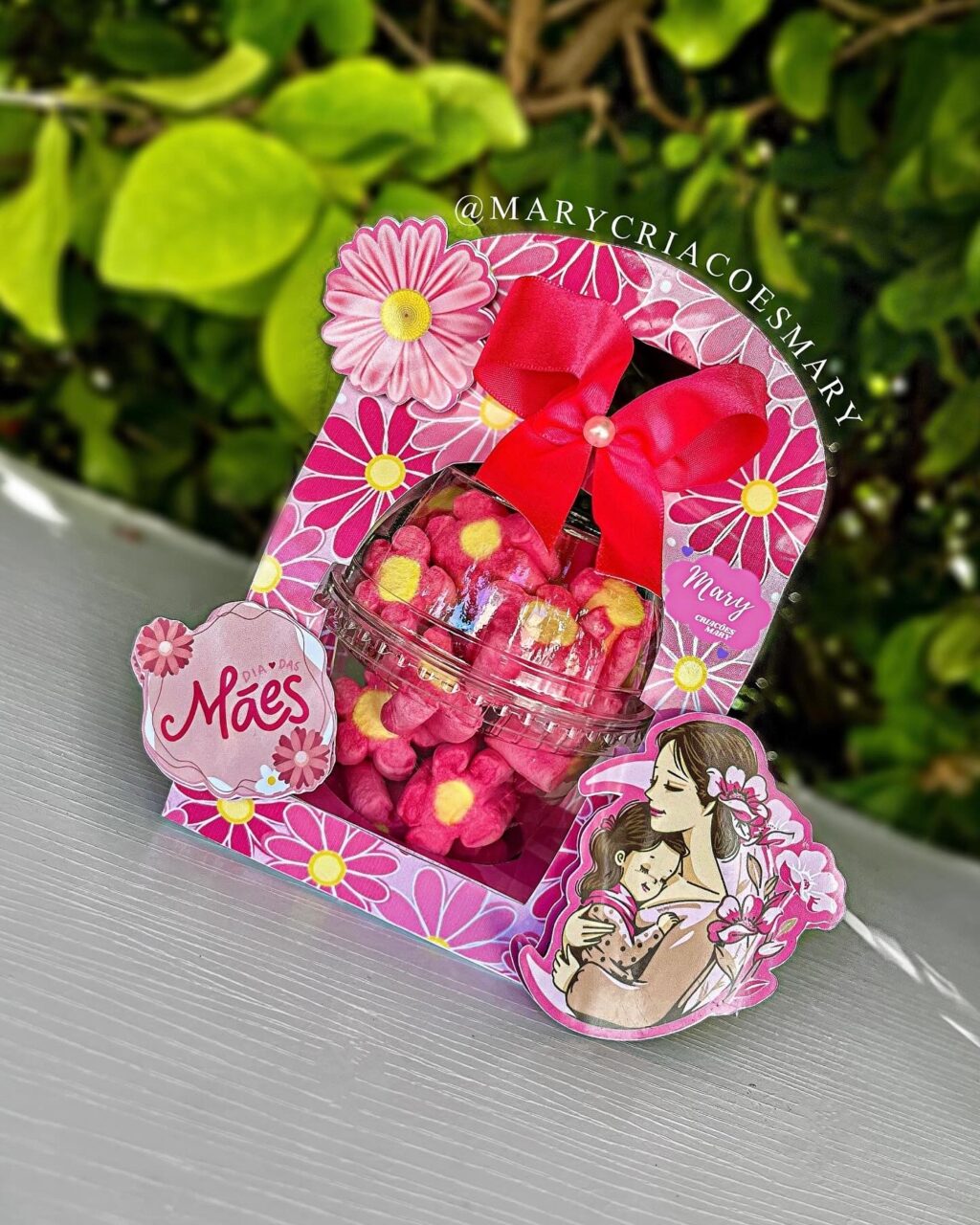 Margaridas Mães - Caixa Pote Bolha (Mary Criações) - Imagem 1