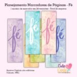 Marca Página-5x15cm Fé - 24 arquivos (Cute Corte)