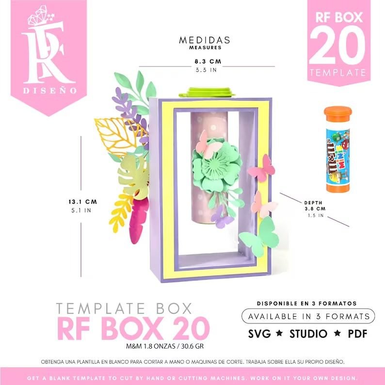 Caixinha Porta MM Floral - Imagem 1