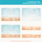 Fundo do Mar – Cliparts em aquarela (Estudio Daiane) - Imagem 3