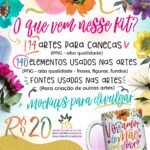 DIA DAS MÃES 2024 Vol1- Kit Digital | Canecas (Abacaxi Sublimatico) - Imagem 15