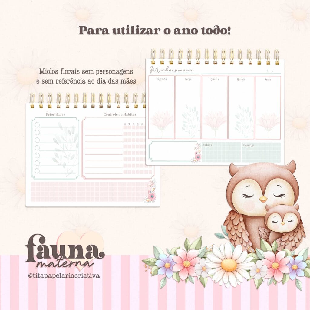 Fauna Materna - Combo de Encadernação (Tita) - Imagem 7