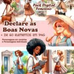 Pack de Imagens Declare as Boas Novas + de 60 ilustrações em PNG - Kit Digital