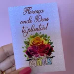 Porta Bloquinho Rosa - Dia das Mães