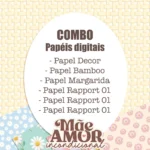 Mãe Amor Incondicional - Combo de Papéis (Tita)