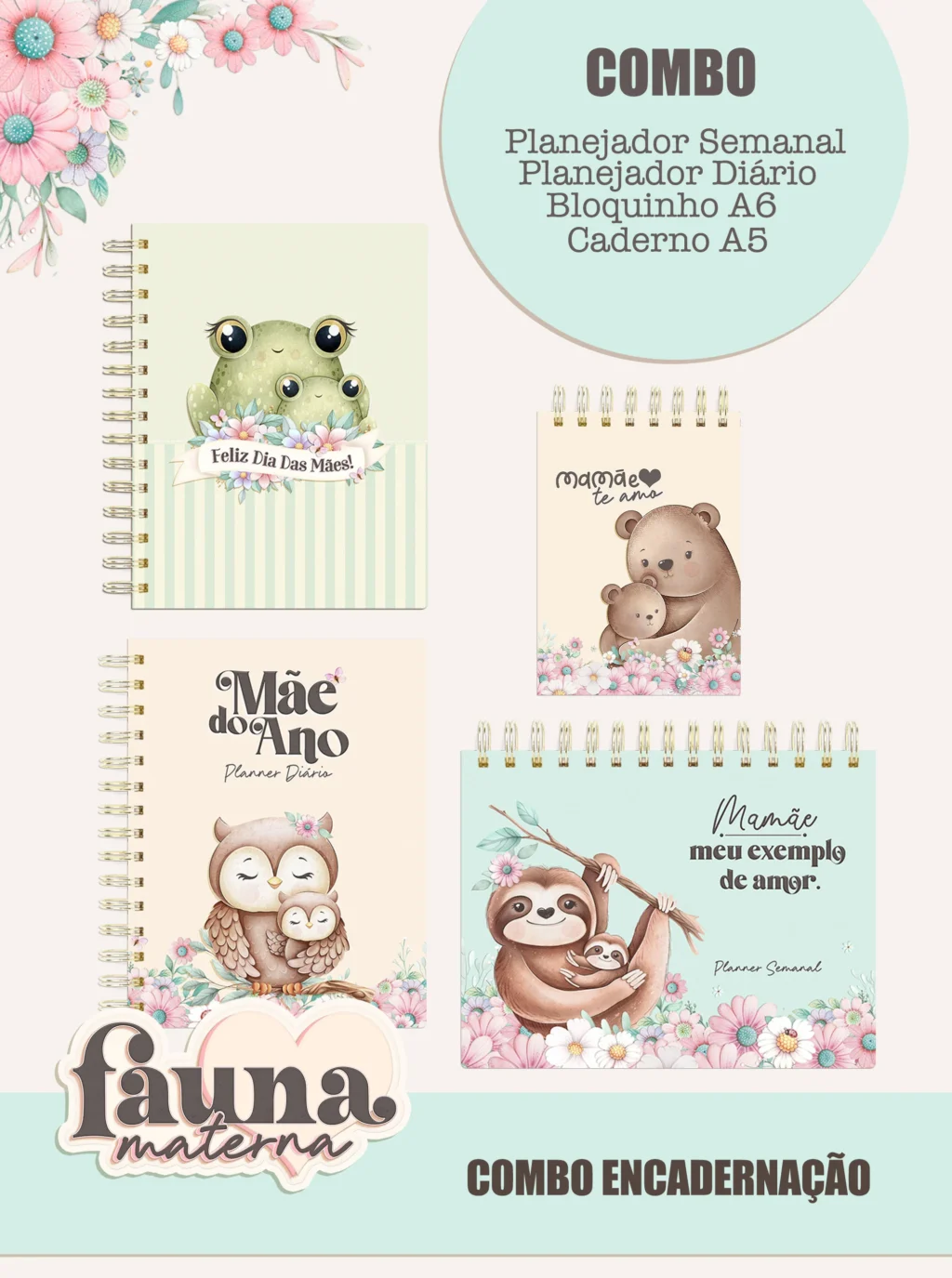 Fauna Materna - Combo de Encadernação (Tita) - Imagem 1