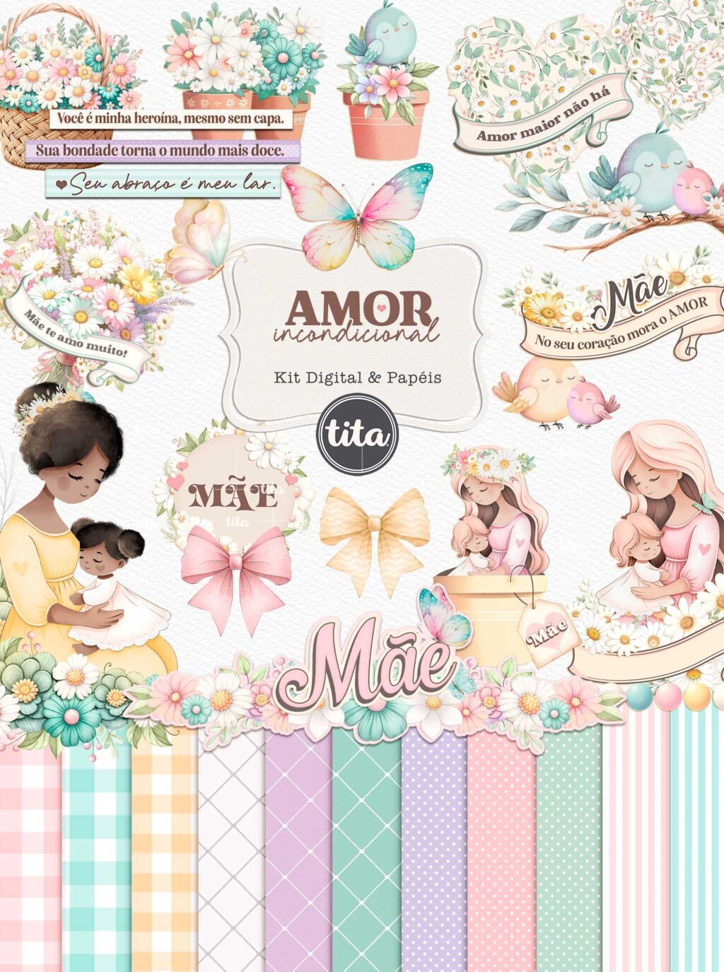 Mãe Amor Incondicional - Combo de Ilustração (Tita) - Imagem 5