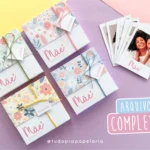 Caixinha de Foto Polaroid - Dia das Mães (Tudo para papelaria)