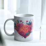 Kit Corações Floral - Artes para Canecas - Imagem 6
