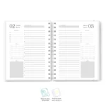 Miolo Agenda Clean 2025 (Becraft) - Imagem 4