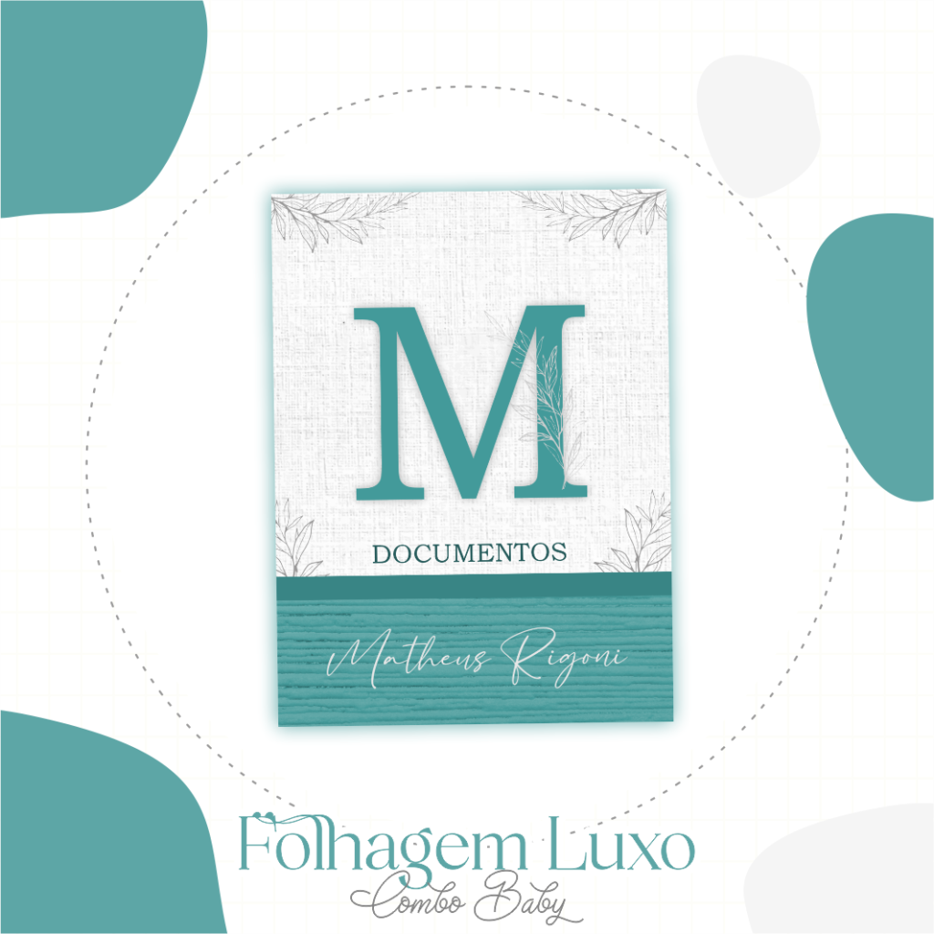 Folhagem Chick Azul - Kit Maternidade - Imagem 3