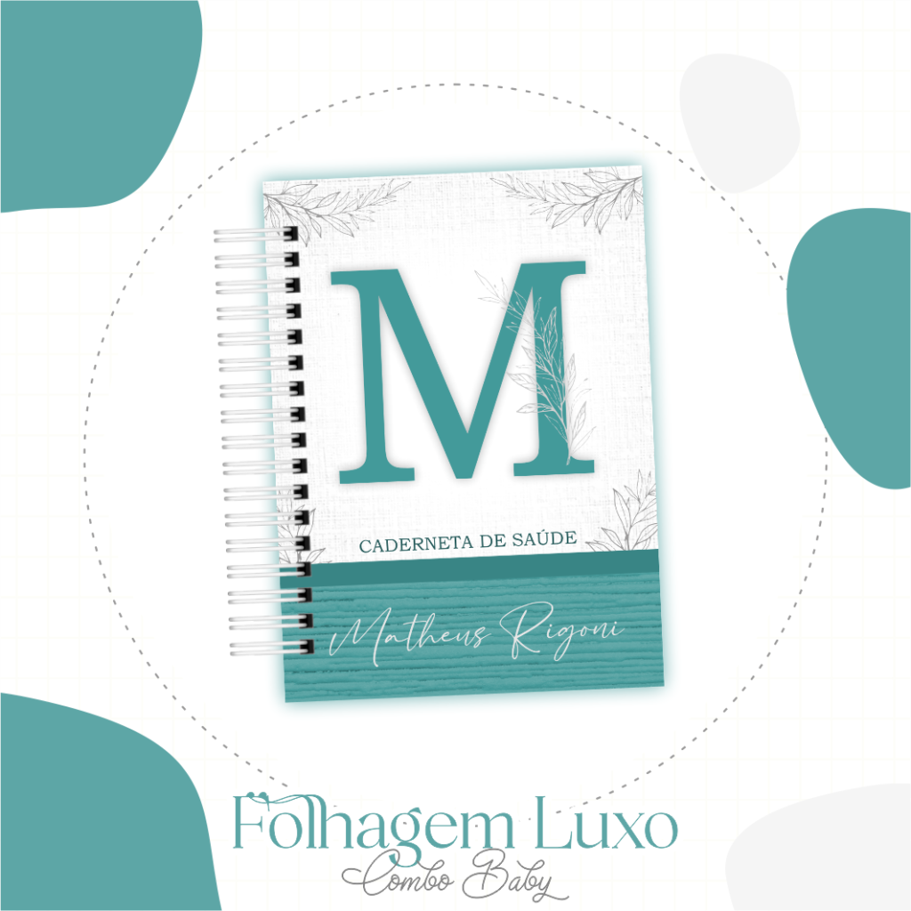 Folhagem Chick Azul - Kit Maternidade - Imagem 4
