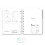 Miolo Agenda Clean 2025 (Becraft) - Imagem 3