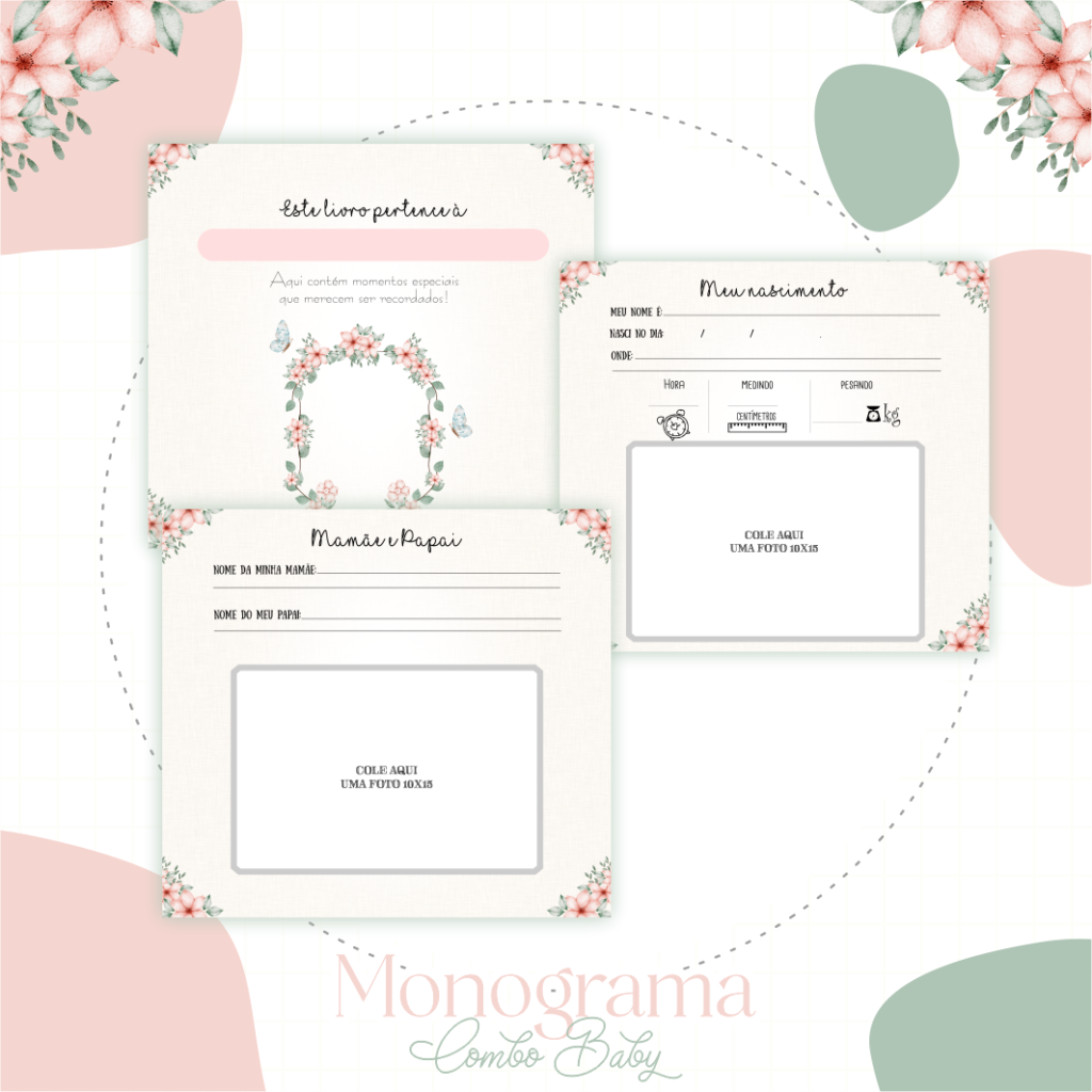 Monograma - Kit Maternidade - Imagem 6