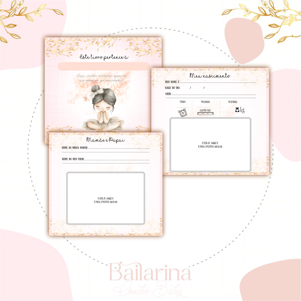 Bailarina Branca - Kit Maternidade - Imagem 5