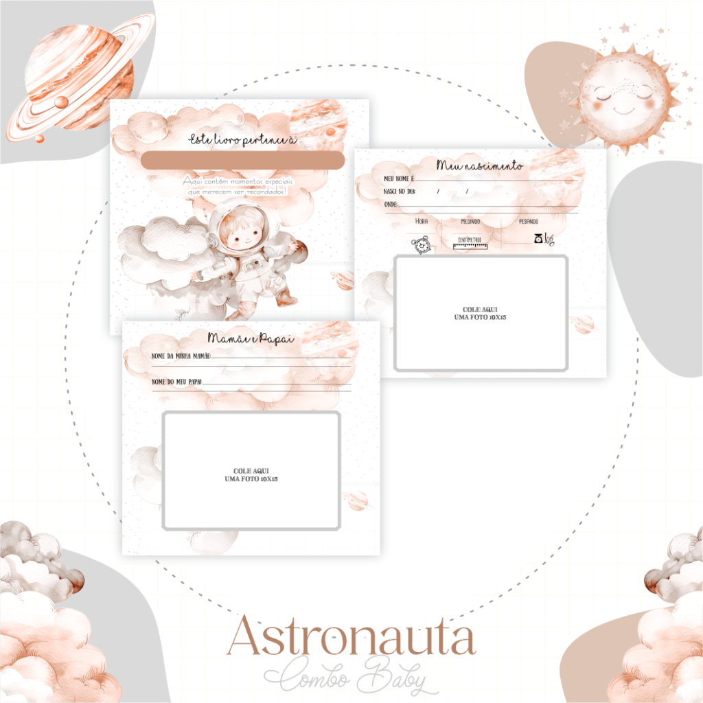 Astronauta - Kit Maternidade - Imagem 6