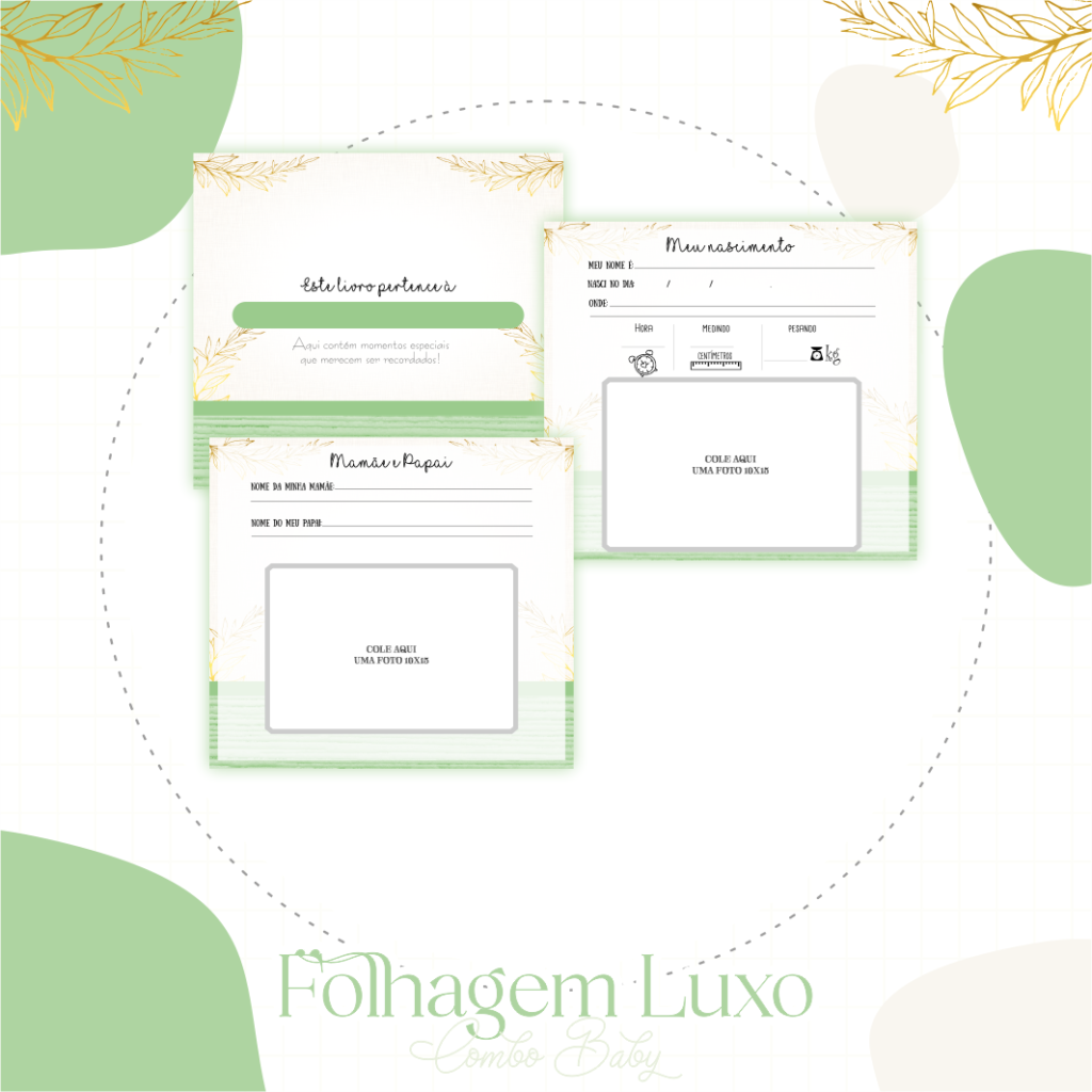 Folhagem Chick Verde - Kit Maternidade - Imagem 5