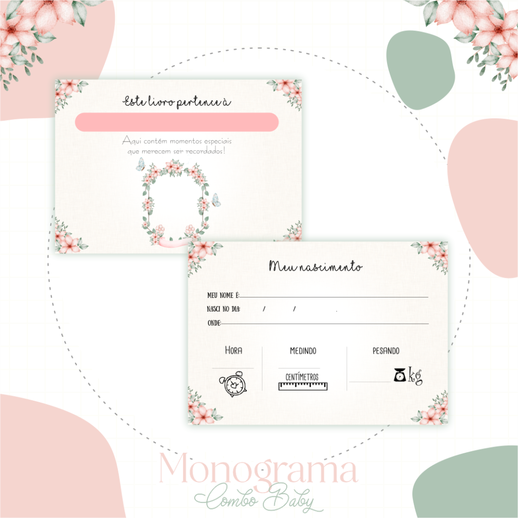 Monograma - Kit Maternidade - Imagem 7