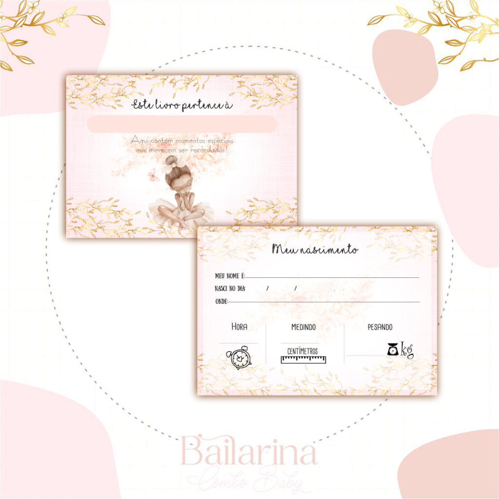 Bailarina Negra - Kit Maternidade - Imagem 7