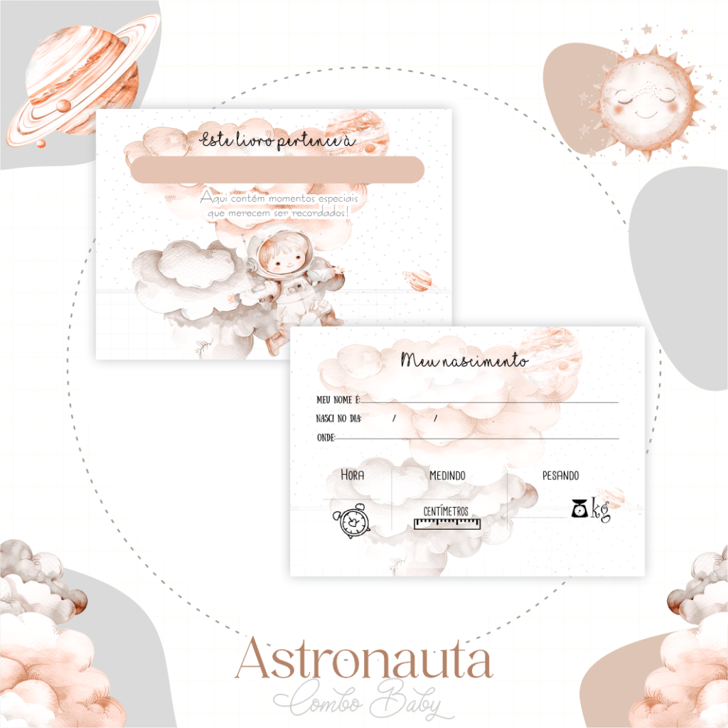Astronauta - Kit Maternidade - Imagem 7