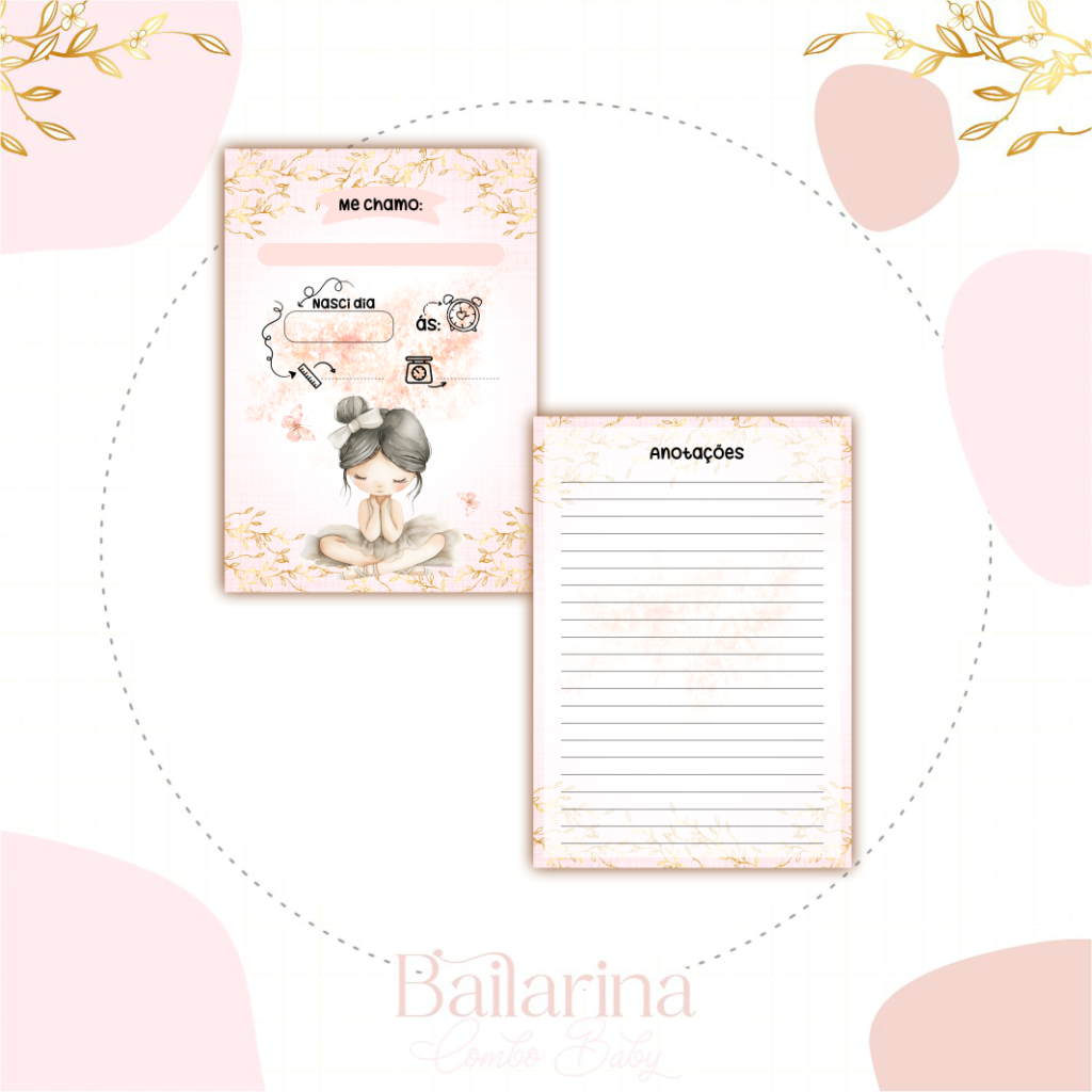 Bailarina Branca - Kit Maternidade - Imagem 7
