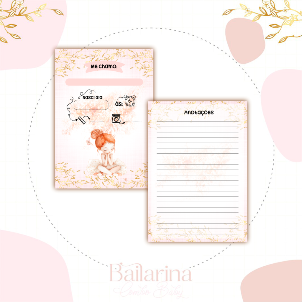 Bailarina Ruiva - Kit Maternidade - Imagem 2