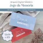 Jogo da Memória - NOSSO AMOR (Papel Sorriso)