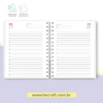 Miolo Agenda Colorida 2025 (Becraft) - Imagem 2
