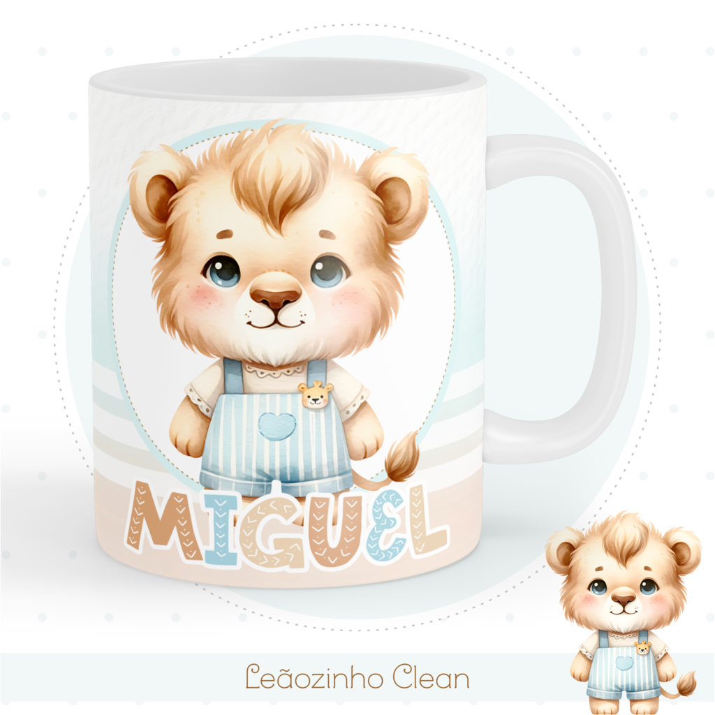 Leãozinho Clean - Kit Maternidade - Imagem 8