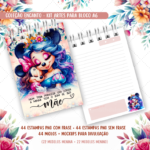 Kit Artes para Bloco A6 Encanto (Nath)