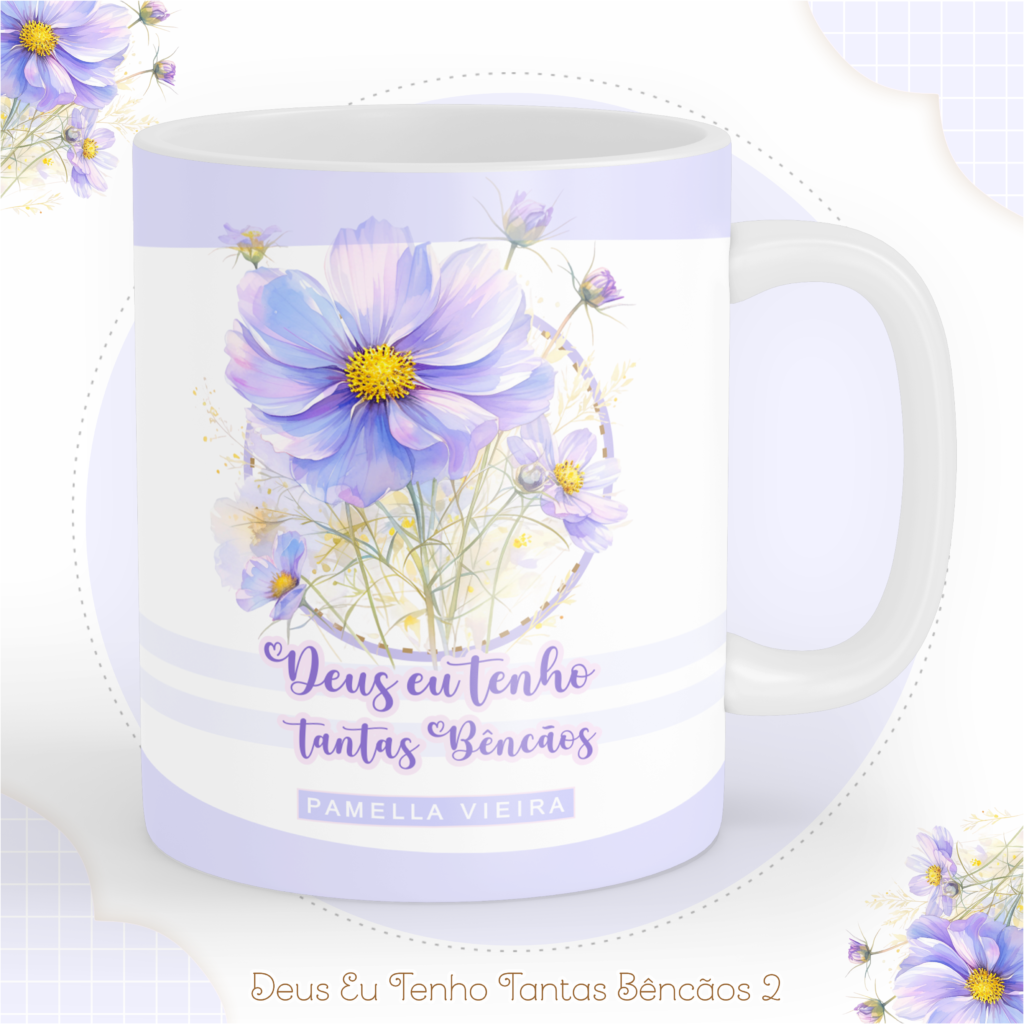 Kit CRISTÃO - Deus Eu Tenho Tantas Bençãos 2 (Pamella) - Imagem 2