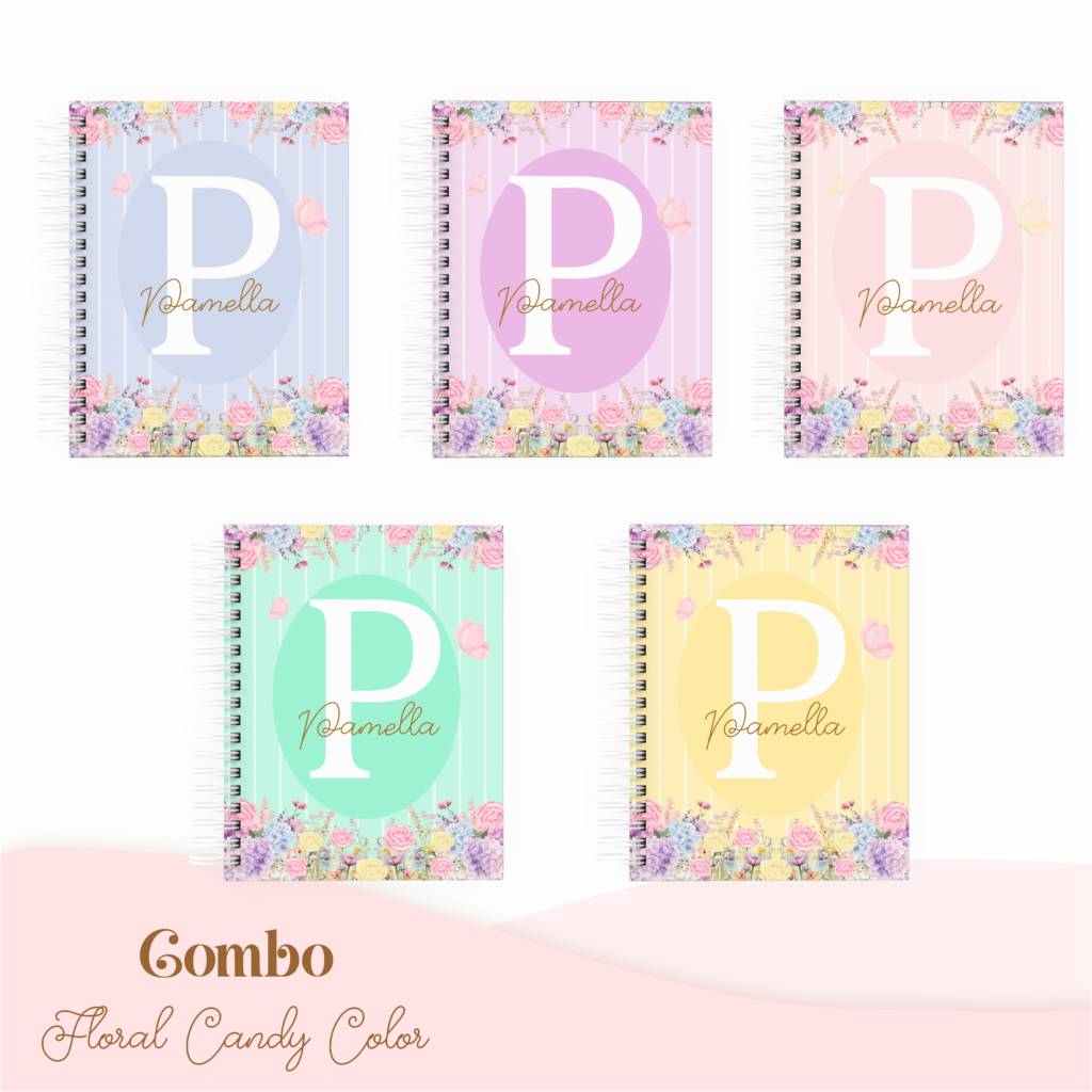 COMBO Floral Candy Color – 5 Modelos (Pamella) - Imagem 1