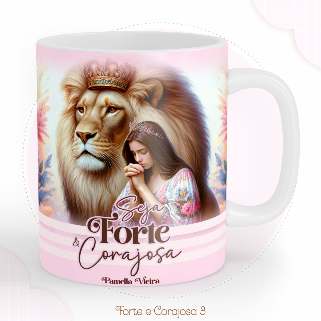 Kit CRISTÃO - Forte e Corajosa 3 (Pamella) - Imagem 2